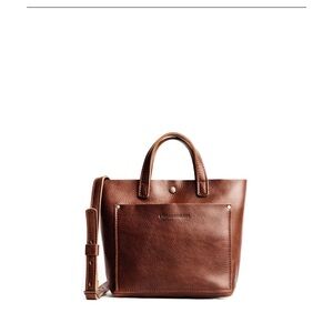 Portland Leather Goods Mini cross body tote